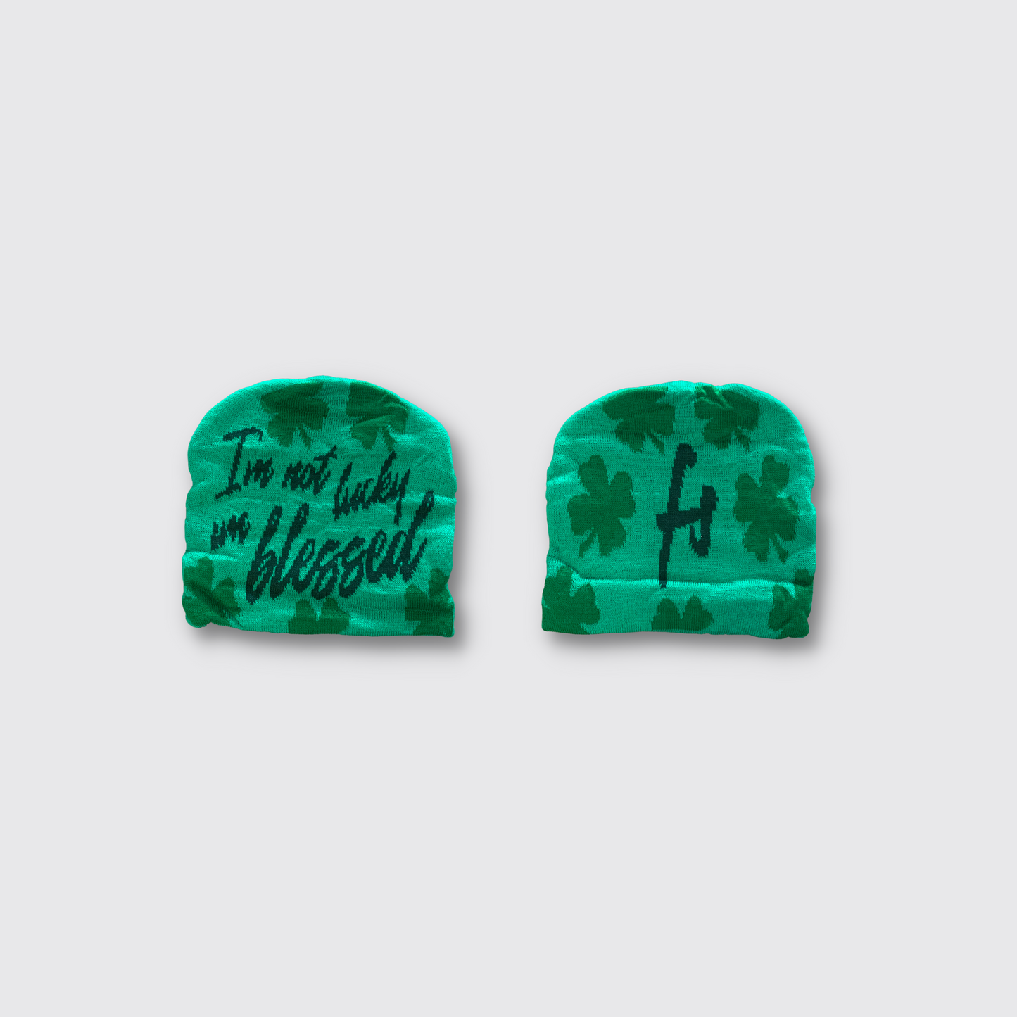 “Blessed” Beanie (Green)