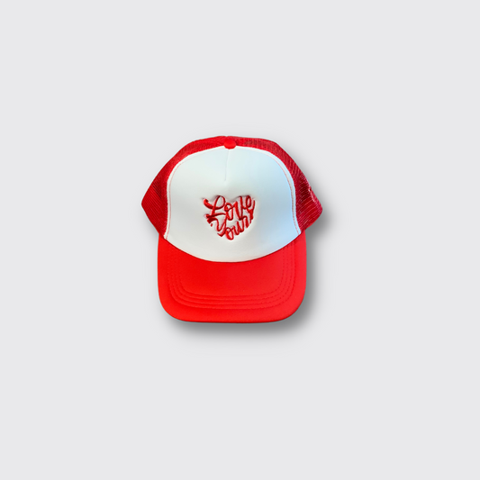 "Love Yours" Trucker (Red)